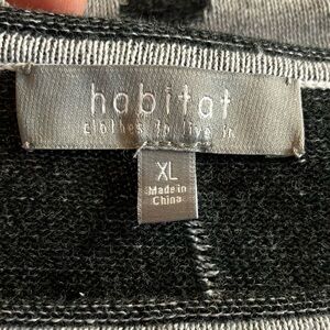 Habitat Charcoal and Light Gray Knitwear XL